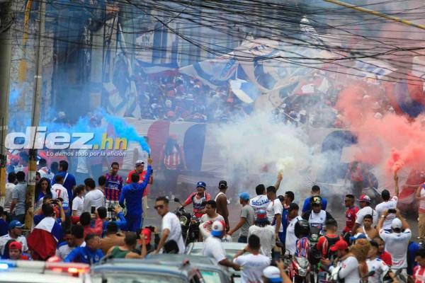 ¡Espectacular! La multitud de aficionados del Olimpia para la final ante Motagua