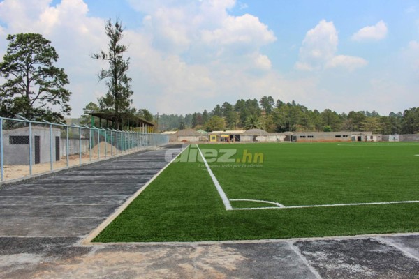 El nuevo y bonito estadio que se inaugurará en Campamento, Olancho