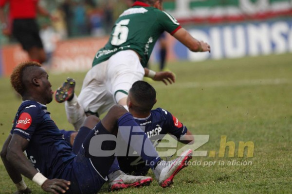 Las imágenes que no viste en televisión del Marathón-Motagua