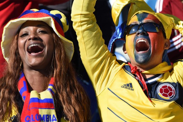 Las mejores imágenes del ambiente del Colombia vs Venezuela.