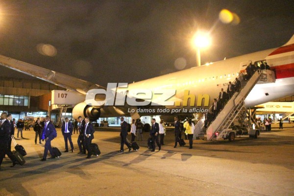 La Selección de Honduras ya está en Brasil