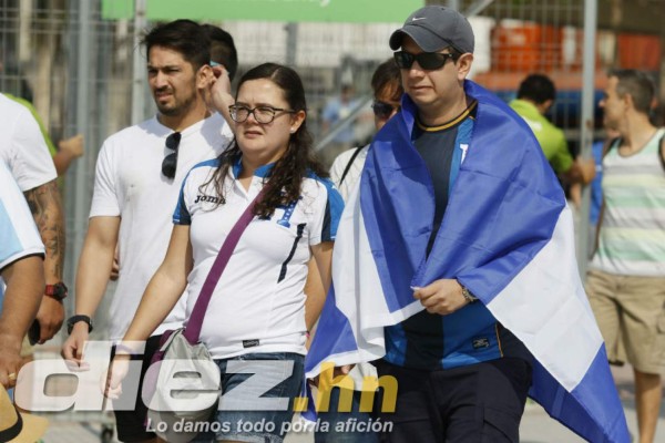 Así se vivió el ambiente de Honduras antes del juego contra Portugal
