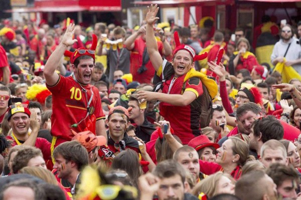 Las mejores imágenes del juego Argentina vs Bélgica.