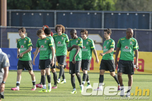 Entreno en Miami de la Selección de Brasil