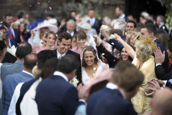La boda escocesa de Andy Murray y Kim Sears en Fotografías