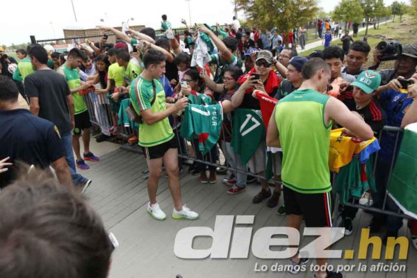 Entrenamiento de México en Houston