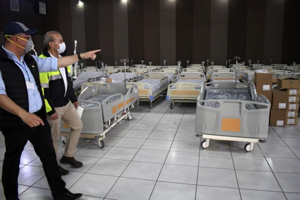 Guatemala armó un hospital para atender pacientes con coronavirus en 72 horas