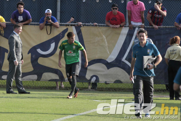 Entreno en Miami de la Selección de Brasil