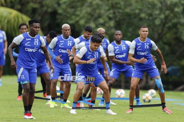 Los cariñitos de Edwín Rodríguez y las bromas de Deiby: el penúltimo entreno de Honduras con el combo completo