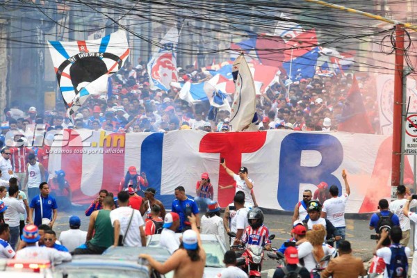 ¡Espectacular! La multitud de aficionados del Olimpia para la final ante Motagua