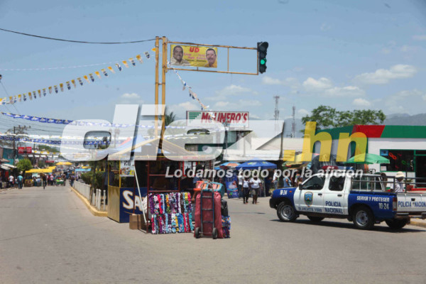 ambiente festivo en Olanchito