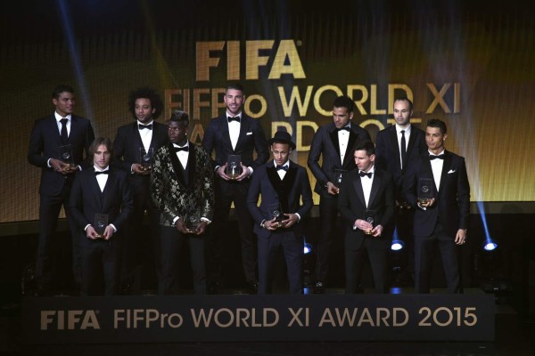 Las 10 fotos curiosas de la Gala del Balón de Oro