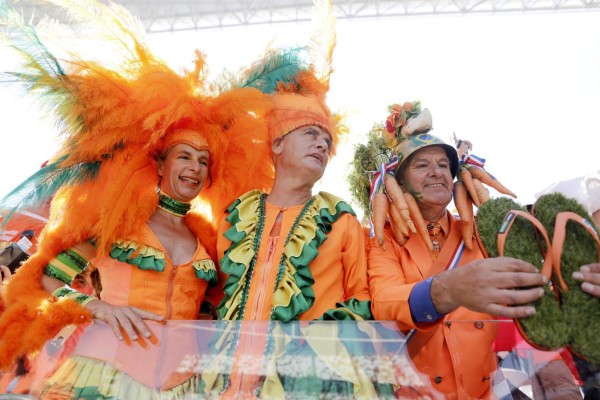 Las mejores imágenes del ambiente Chile-Holanda