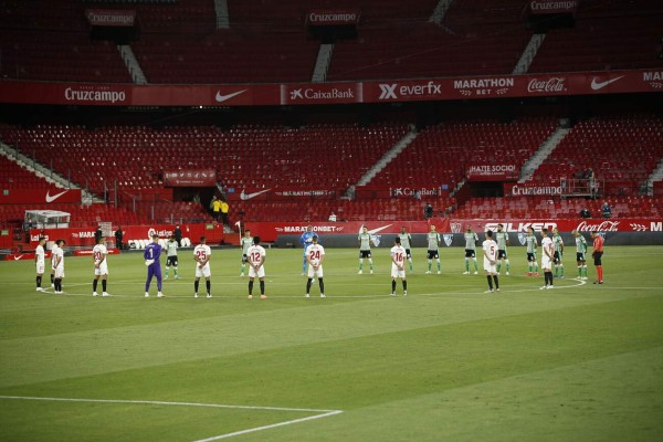 Un derbi sevillano silencioso: Así ha sido el regreso de la Liga de España post-coronavirus