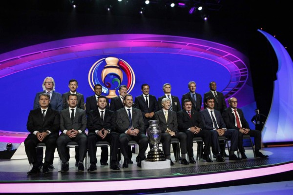 Las mejores imágenes del sorteo de la Copa América Centenario