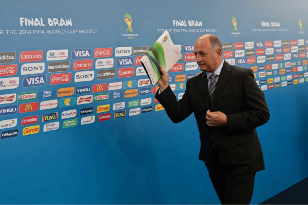 La alfombra roja del sorteo del Mundial Brasil 2014.