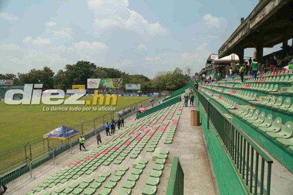Ambientazo y máxima seguridad previo a la Gran Final entre Marathón y Motagua