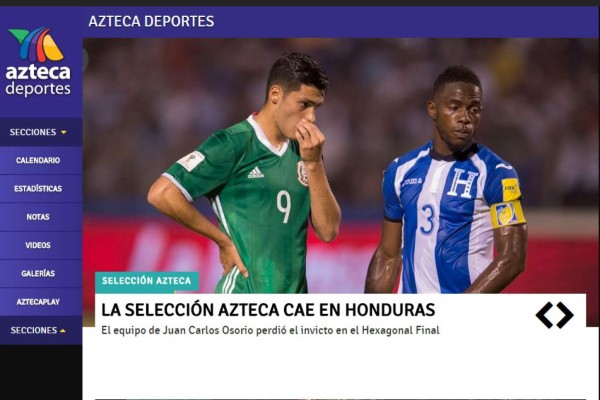 ¡ENOJADOS! Prensa mexicana no perdona a Osorio por perder ante Honduras