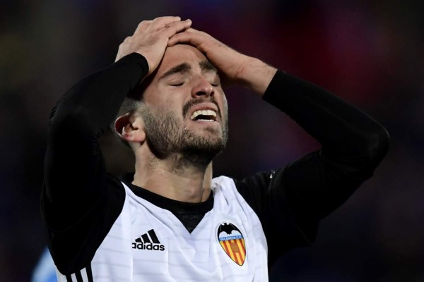 Valencia sufre primera derrota de la temporada en Getafe y sigue lejos del Barça