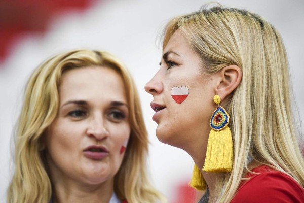 ¡BELLEZA! Las espectaculares aficionadas de Polonia en el Mundial de Rusia