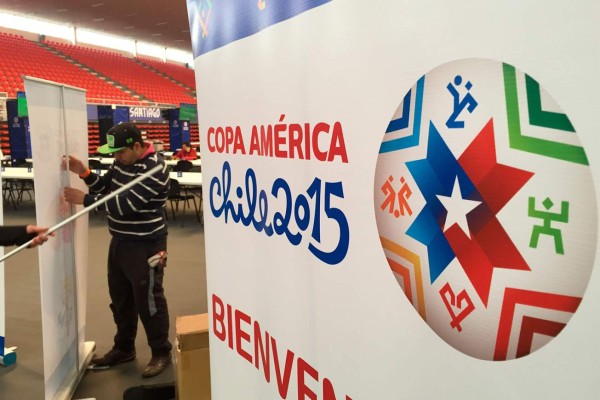 Así es el ambiente previo a la Copa América Chile 2015