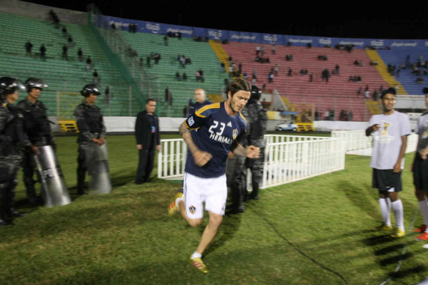 David Beckham y su visita a Honduras.