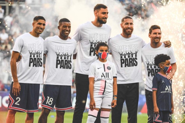 Éxtasis en París e invitado de lujo: así fue la presentación de Messi ante la afición del PSG en el Parque de los Príncipes&nbsp;&nbsp;