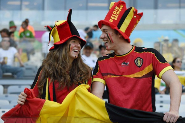 Mundial Brasil 2014: Las mejores imágenes Bélgica Argelia 2-1 .