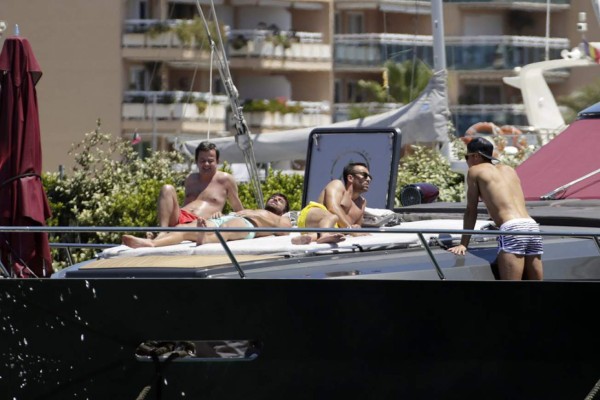 Fotos: Así se la pasa Cristiano en sus vacaciones en Ibiza
