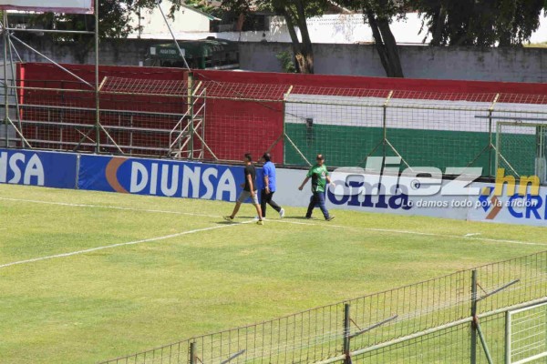 ¡Bien pulido! El ambiente en el Yankel previo a la semifinal entre Marathón-Real España