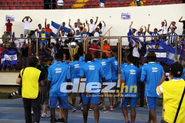 ¡A LO GRANDE! Así celebró Honduras el título de Copa Centroamericana
