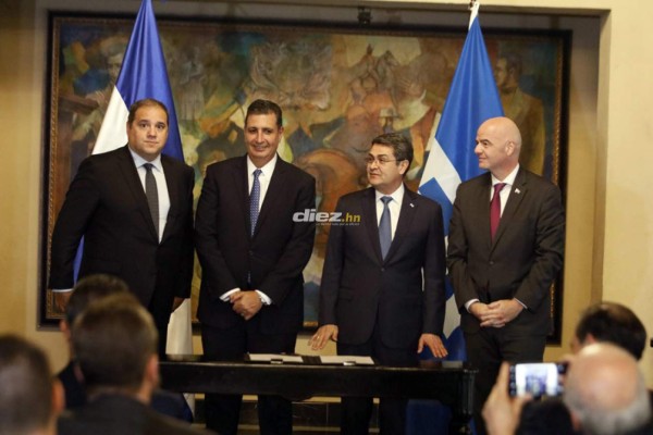 ¡Estuvo en El Birichiche! La visita de Gianni Infantino, presidente de FIFA, a Honduras