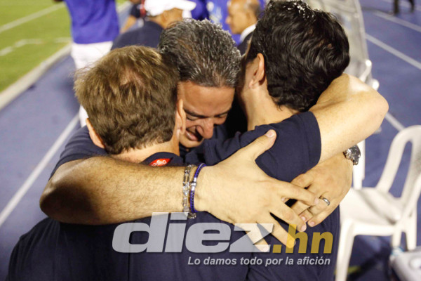 Celebración de los mundialistas