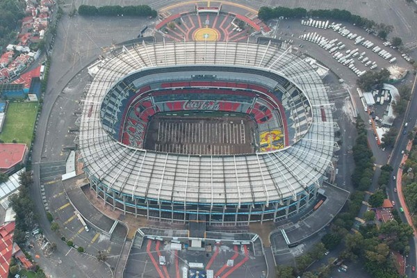 Sin pasto: Así de feo luce el Estadio Azteca previo a la liguilla en México