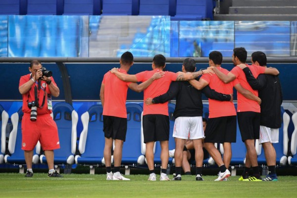 FOTOS: Así fue el entreno de Costa Rica en Samara para el debut en Rusia 2018