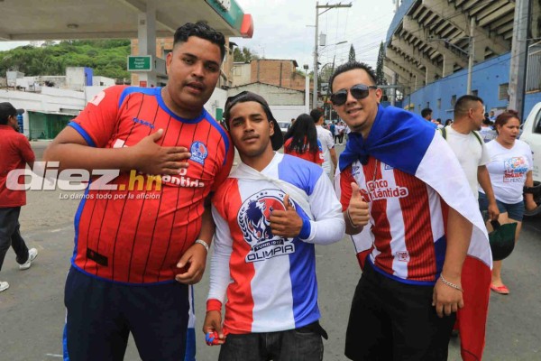 ¡Espectacular! La multitud de aficionados del Olimpia para la final ante Motagua