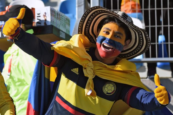 Las mejores imágenes del ambiente del Colombia vs Venezuela.