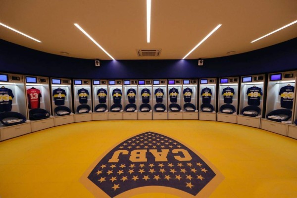 Uno de los mejores del mundo: Así son los nuevos vestuarios de Boca Juniors en La Bombonera