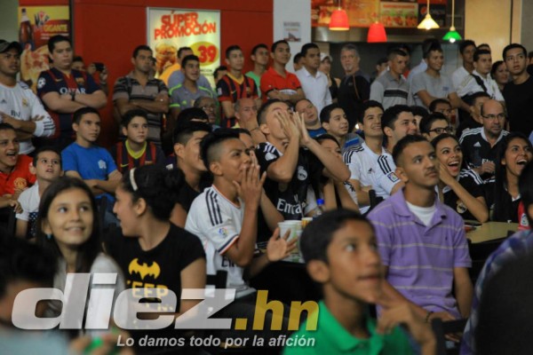 Así se vivió en Honduras el clásico Real Madrid-Barcelona