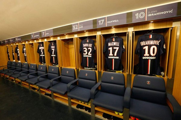 Los vestuarios más sorprendentes de grandes equipos por el mundo