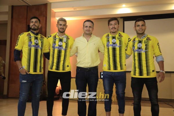 Pura garra charrúa: Real España presenta a sus cuatro refuerzos para el Clausura 2020