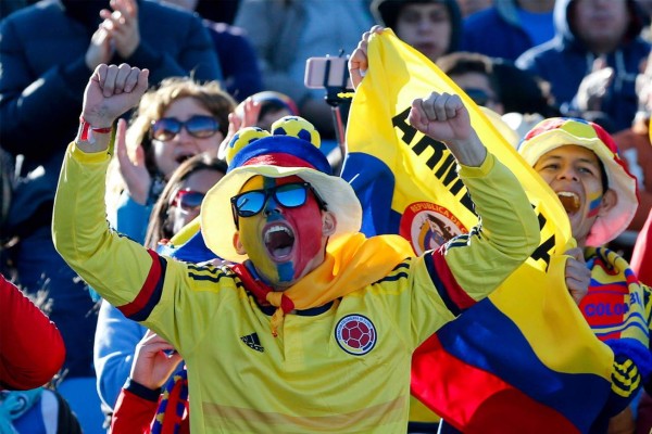 Las mejores imágenes del ambiente del Colombia vs Venezuela.