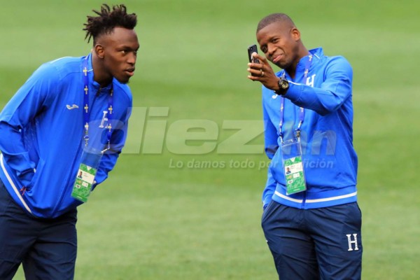 ¿Qué le dijo Pinto a Amado? Las imágenes de la visita de Honduras al Red Bull Arena