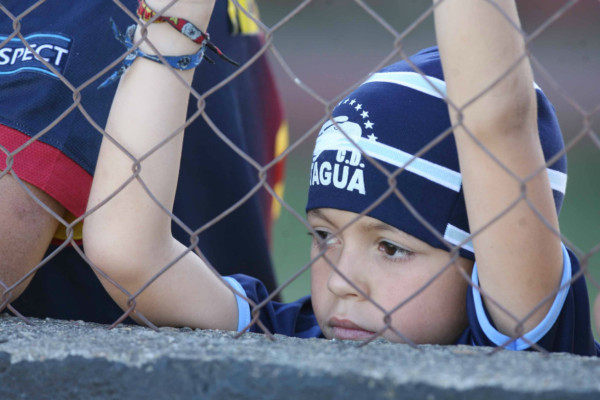 Ambiente en Choluteca en partido Motagua Real Sociedad.
