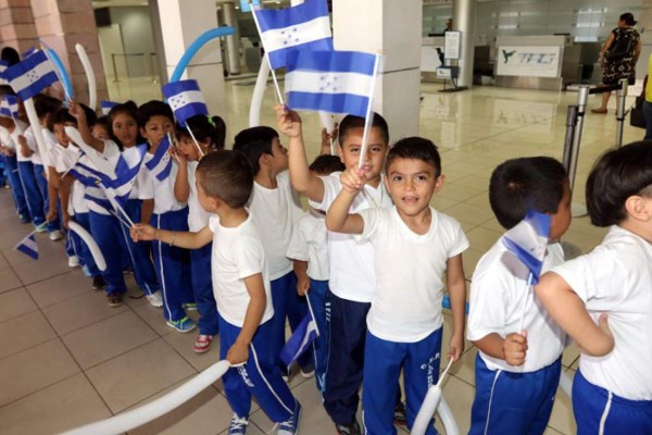 El recibimiento a la Selección de Honduras tras participar en Río 2016