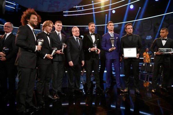 Las imágenes que no se vieron de Cristiano Ronaldo en el Premio The Best