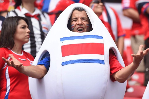 Las mejores imágenes del juego Costa Rica vs Italia.