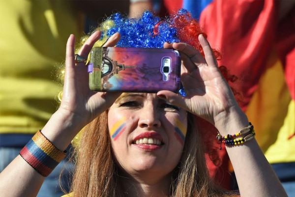 Las mejores imágenes del ambiente del Colombia vs Venezuela.