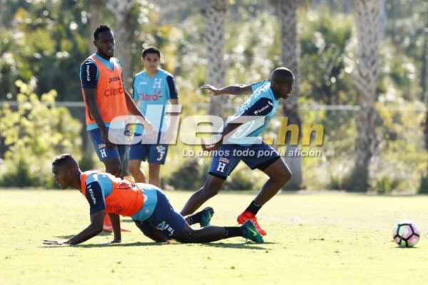 Las imágenes curiosas del entreno de Honduras en Fort Myers