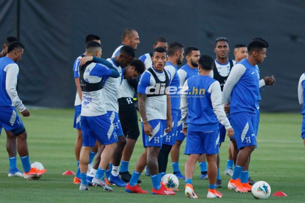 ¡Sin Danilo Acosta! Las imágenes del entreno de Honduras de cara al juego con El Salvador